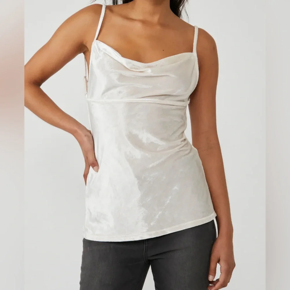 FREE PEOPLE ALL NIGHT VELVET TUNIC NWT SMALL - Picture 5 of 11